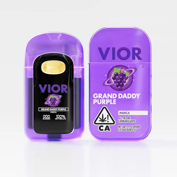 VIOR - VIOR | GRANDDADDY PURPLE - AIO | CARTRIDGE | 1.25G Main Image