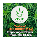 Jealousy 14g Prepackaged Flower - VIVID FARMS