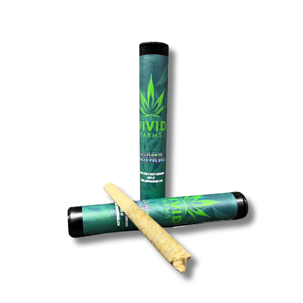 Vivid Farms - Sherb Cream Pie 1g Infused Preroll - VIVID FARMS Main Image