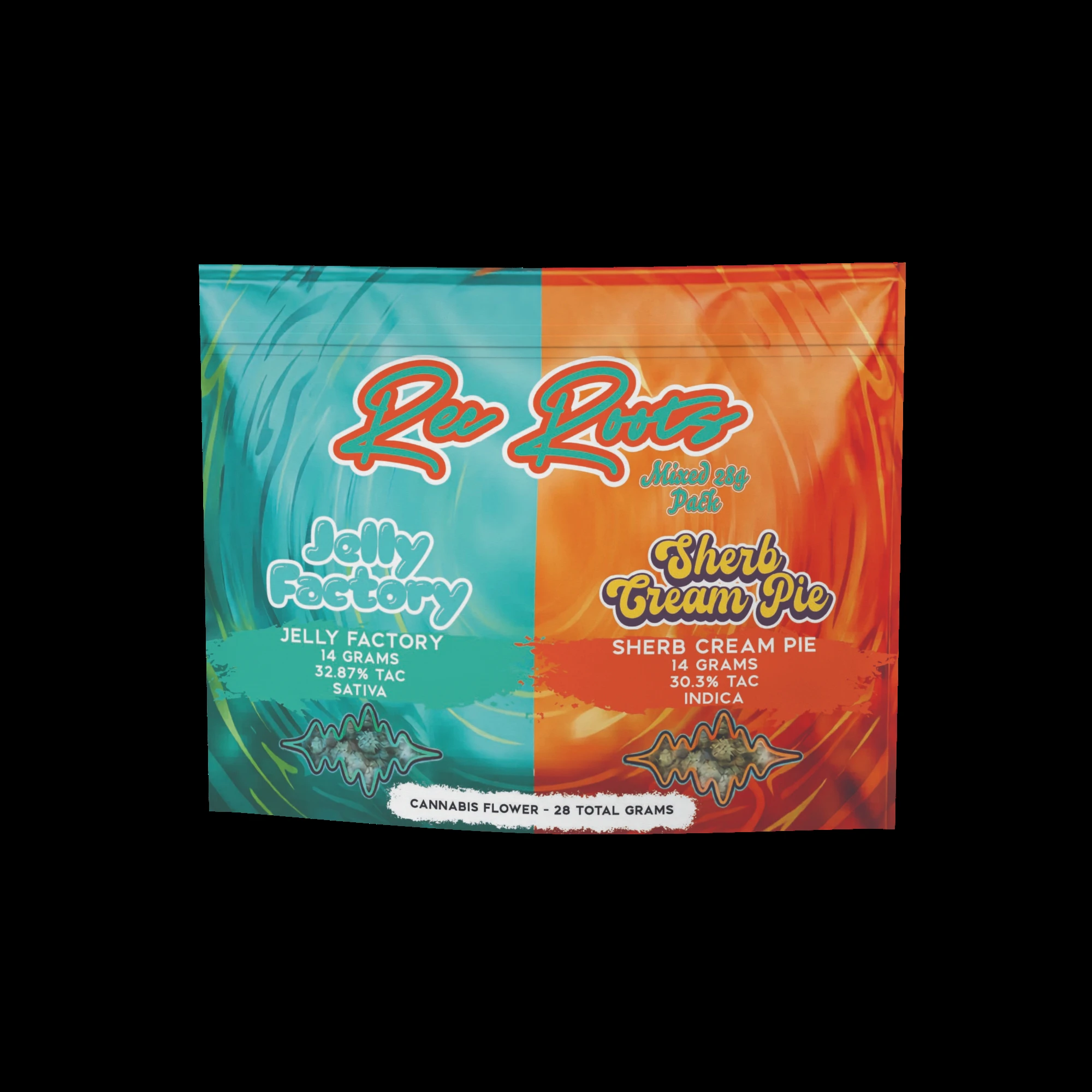 Rec Roots - Rec Roots - Jelly Factory + Sherb Cream Pie - Mixed Ounce Pack - 2 x 14g - Dry Flower Main Image