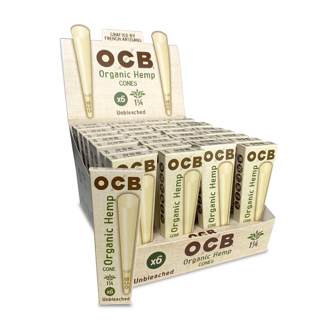OCB - OCB Organic Hemp Cones 1 1/4 (50pk) | D1 Main Image