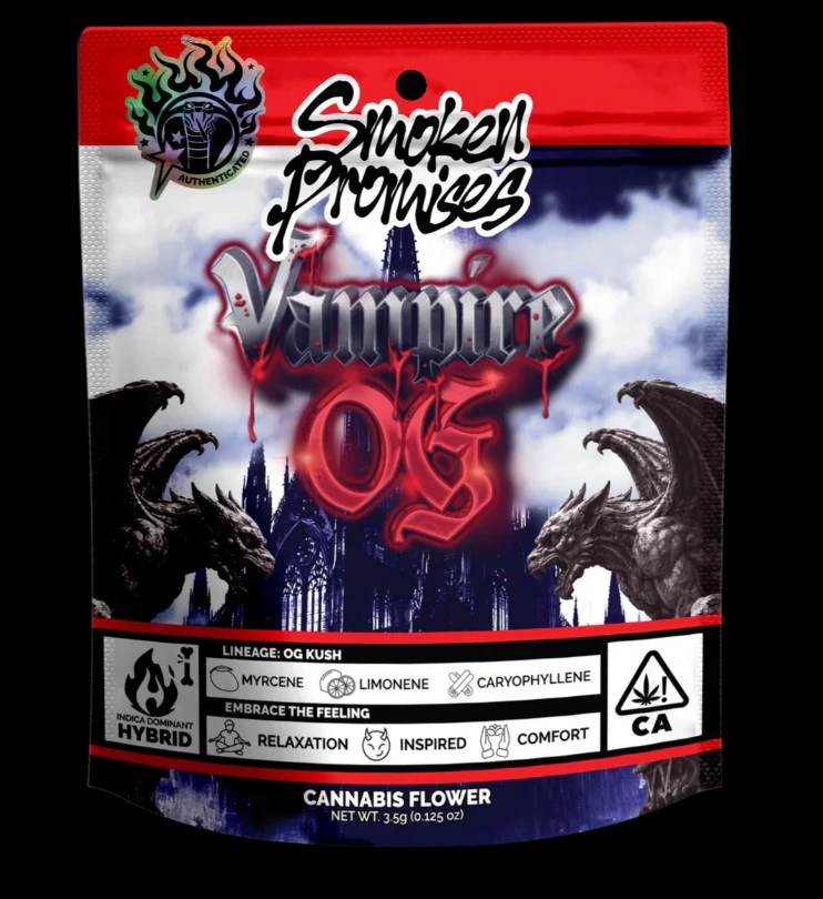 Smoken Promises - Smoken Promises - Vampire OG - 3.5g Flower Main Image