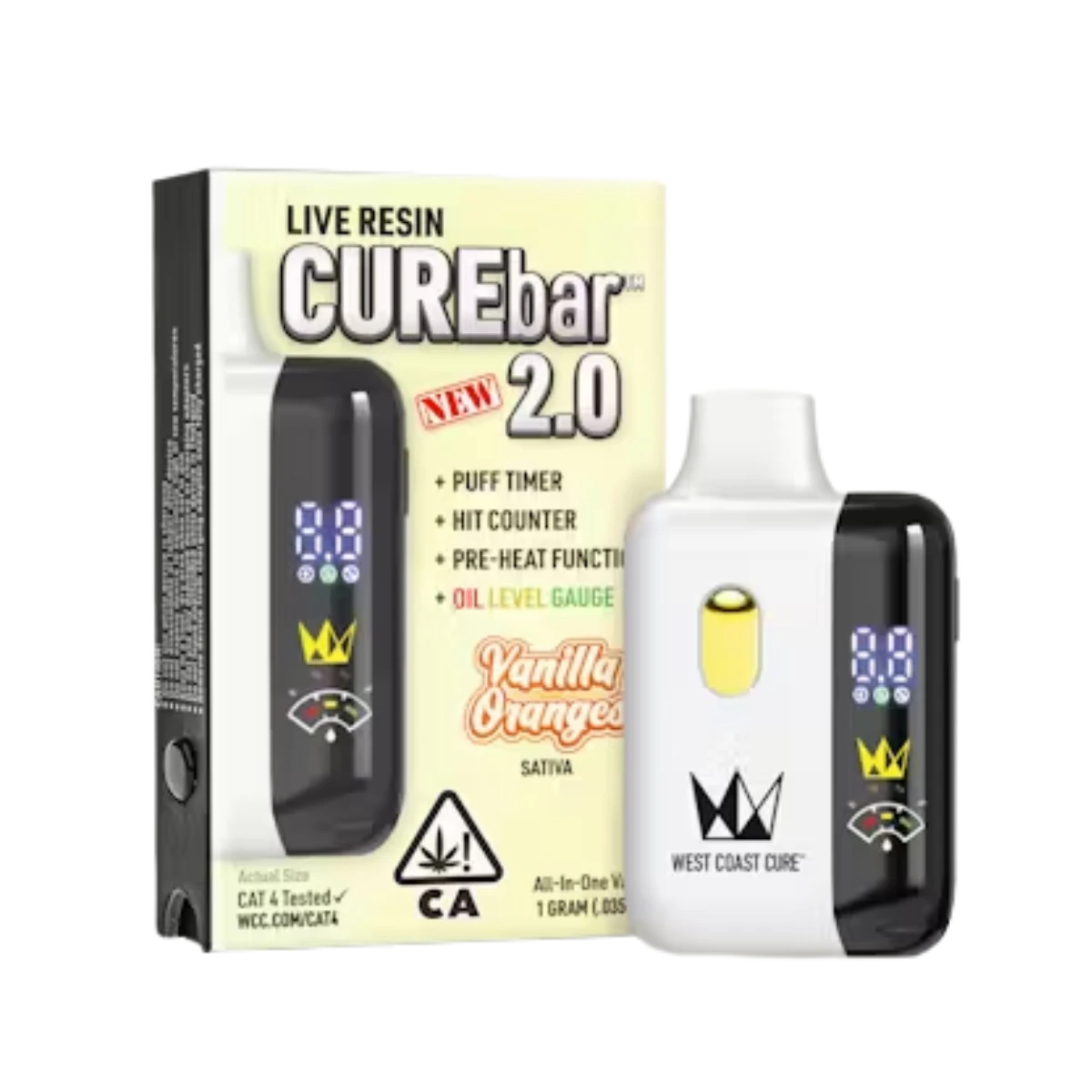 West Coast Cure - Vanilla Oranges (S) | 1g CUREbar All In One 2.0 | West Coast Cure Main Image