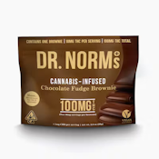 Dr. Norm's 100mg Chocolate Fudge Bar