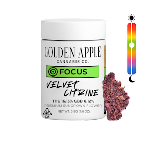Golden Apple Cannabis Co. - Velvet Citrine 3.5g