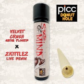 Velvet Crush x Zkittlez | Picc State of Mind | Infused Preroll | Resin | 1g