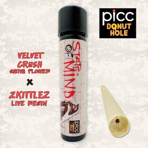 PICC - Velvet Crush x Zkittlez | Picc State of Mind | Infused Preroll | Resin | 1g