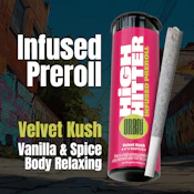 Velvet Kush 5pk/3.5g Infused Prerolls