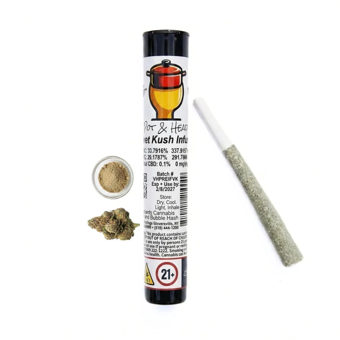 Pot & Head - Pot & Head - Velvet Kush - Infused PreRoll - 1g Main Image