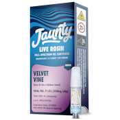 Jaunty | Velvet Vine | Live Rosin | Vape Cart | 0.5g