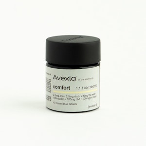 AVEXIA - Comfort 1:1:1 THC:CBD:CBN Tablets 40pk - 100mg