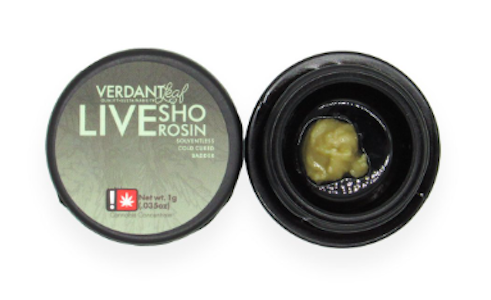 Verdant Leaf - Bad Motherfunker, Live Rosin, 1g