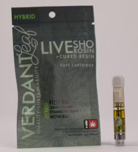 Verdant Leaf - Amber Essence, Live Rosin + Cured Resin, 1g