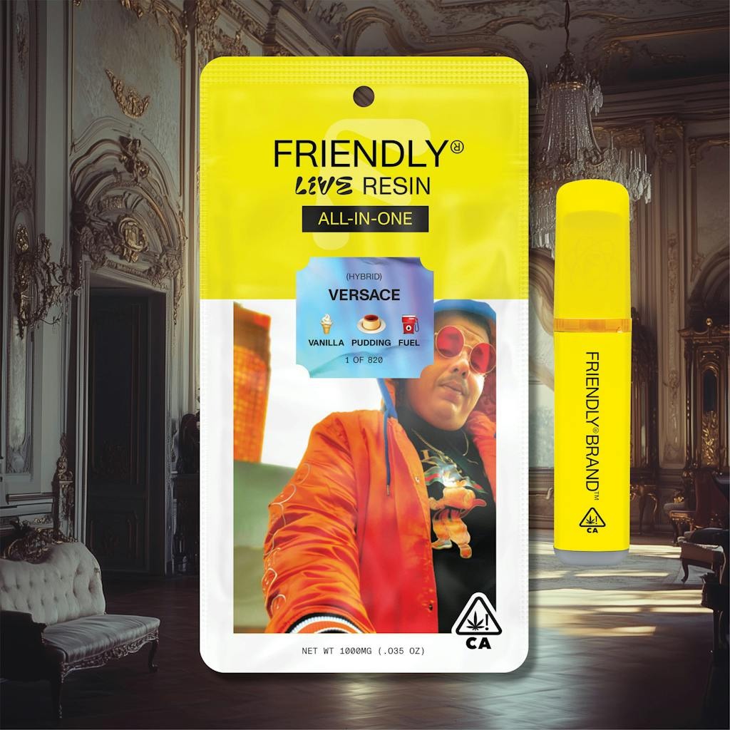 Friendly Brand Versace Live Resin All-In-One Vape 1.0g