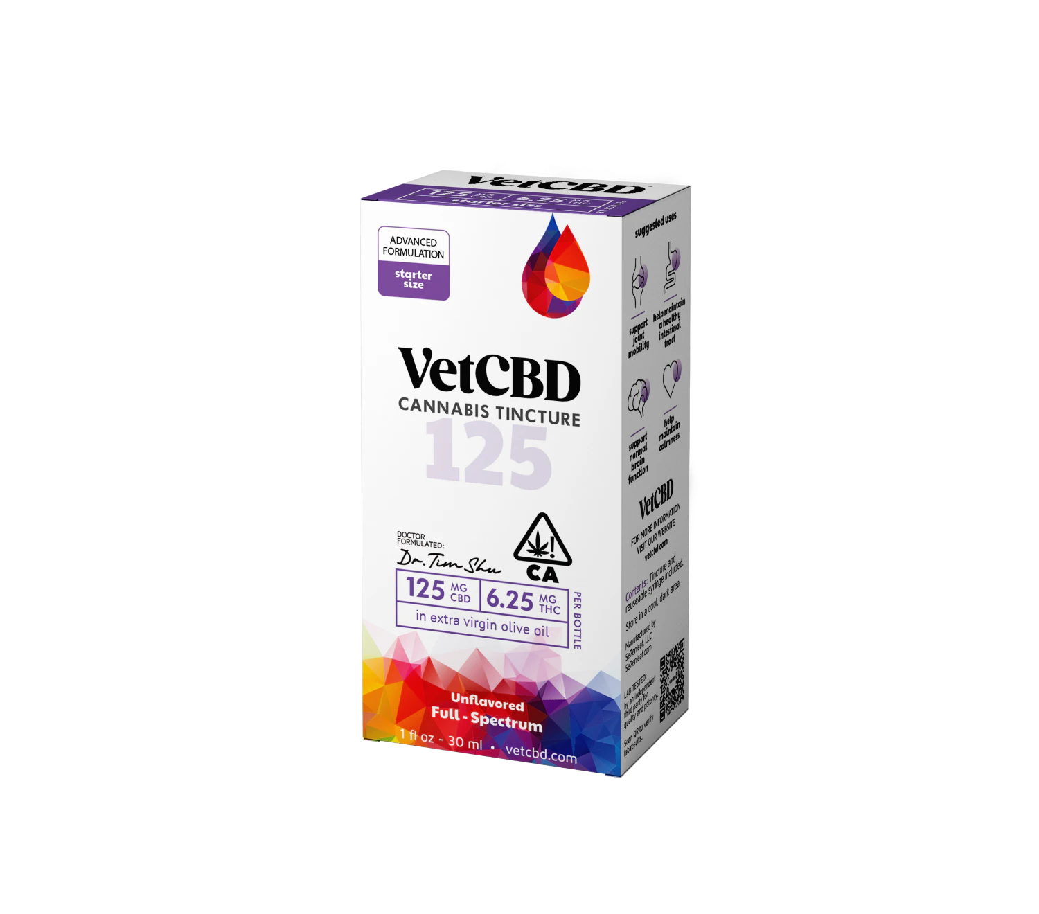 VETCBD - Vet CBD - 10:1 30ml Regular Strength  - 125mg Main Image