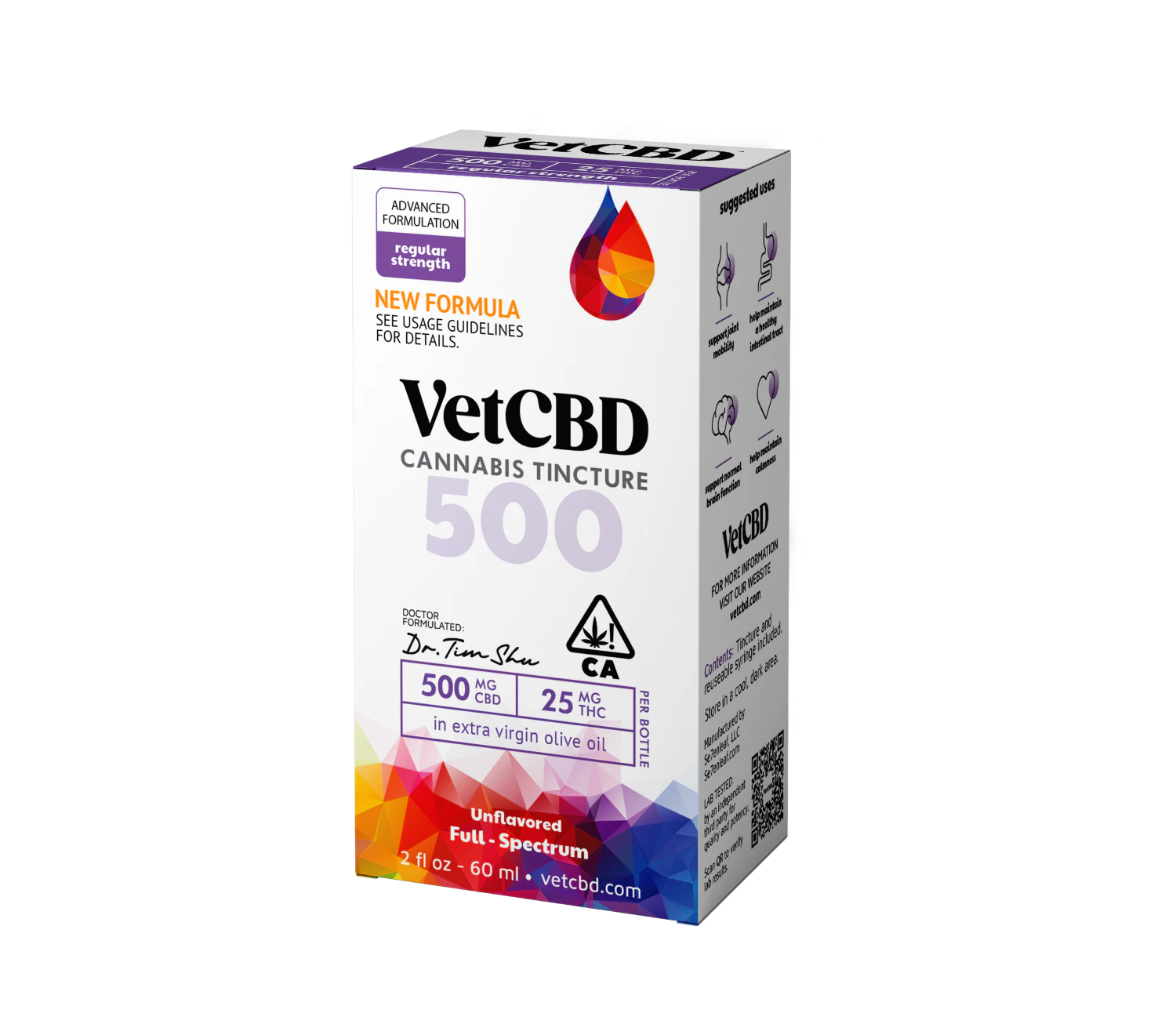 VETCBD - Vet CBD - 20:1 60ml - 500mg Main Image