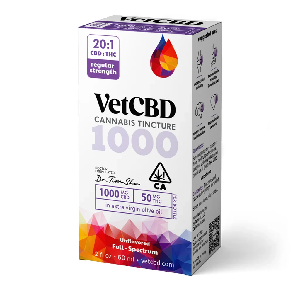 VETCBD - VetCBD | Regular Strength 1000 | 20:1 | 2oz Main Image