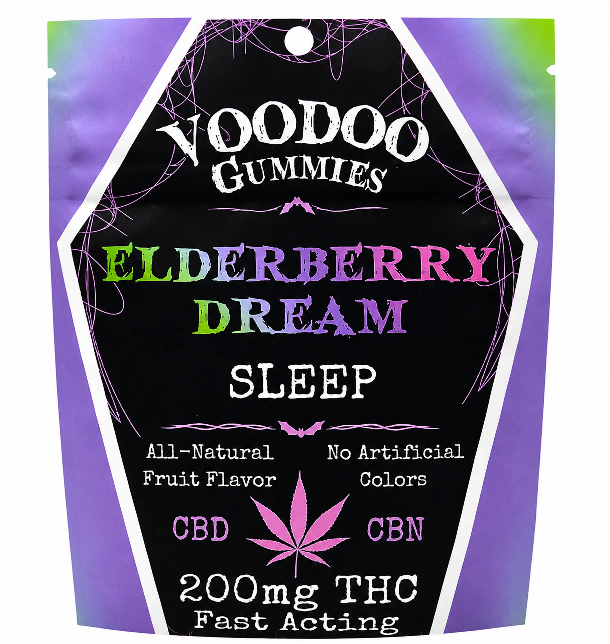 Voodoo - Elderberry Dream 1:1:1 | THC:CBD:CBN | 200mg Main Image