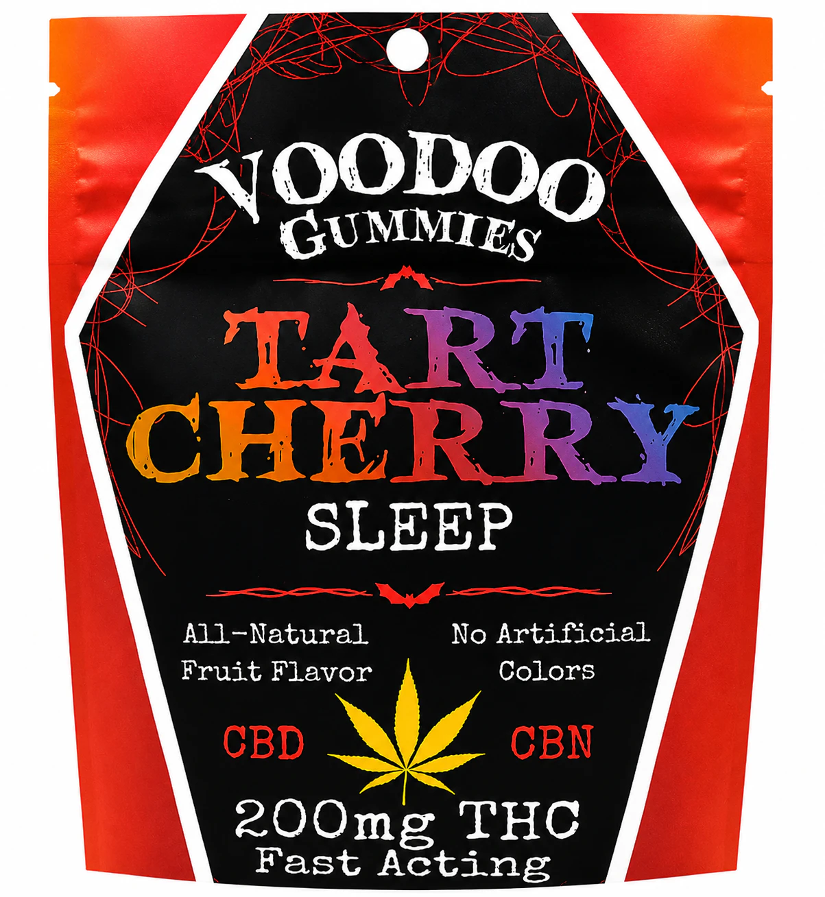 Voodoo - Tart Cherry 1:1:1 | THC:CBD:CBN | 200mg Main Image