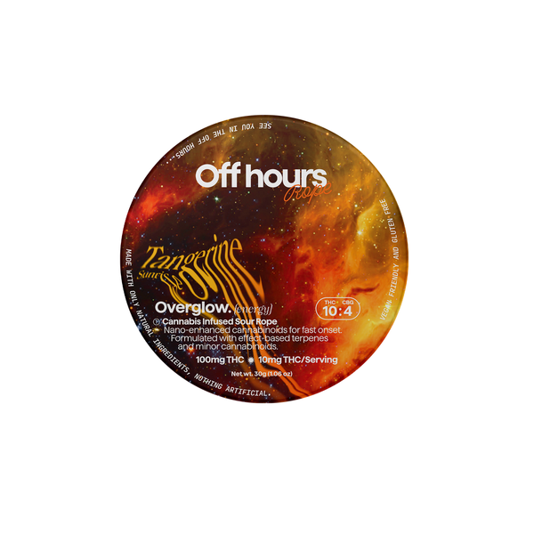 OFFHOURS | Tangerine Sunrise (Overglow) Rope - 100mg - Edible