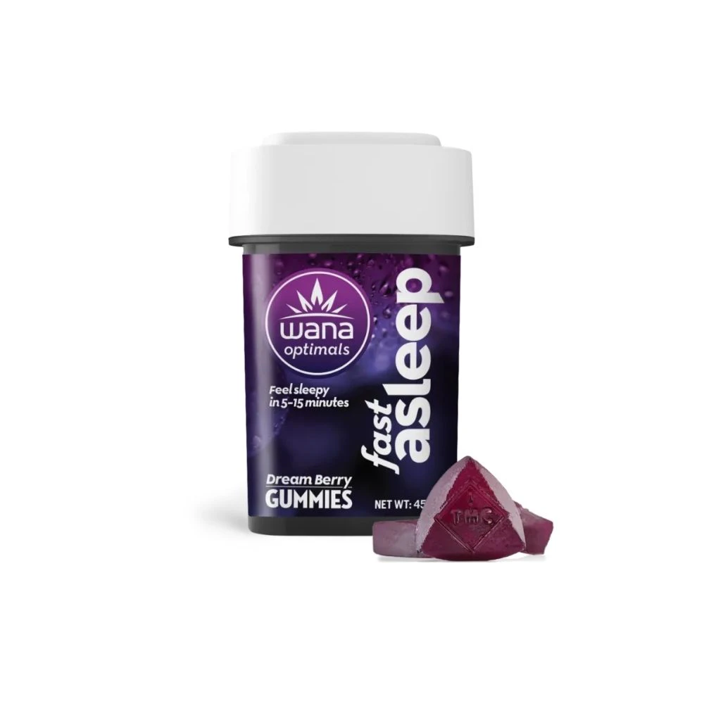 Wana Brands - FAST Asleep Dream Berry 100mg Gummies (10x10mg) - WANA Main Image