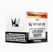 WEST COAST CURE: Watermelon Sangria 1g Live Resin Badder (I)