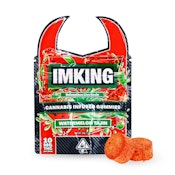 IMKING | Watermelon Tajin | Solventless Live Rosin Gummies | [100mg] 10pk | Hybrid