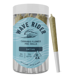 Wave Rider - Wave Rider 14pk Prerolls 7g Sour Apple Fritter