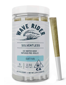 Wave Rider - Wave Rider Hash Infused 5pk Prerolls 2.5g Pipe Dream