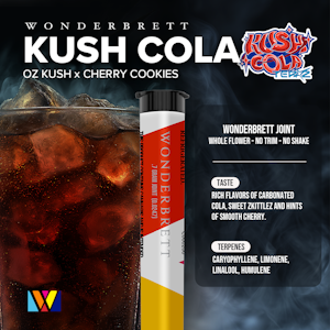 Bliss Co/Wonderbrett - Kush Cola .7g Preroll