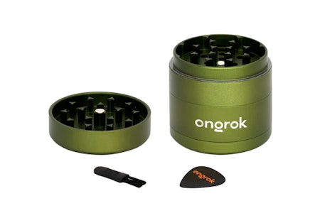 ONGROK - Ongrok - Mini 4 piece EZ Grinder | Green | Metal (2.2 in)
