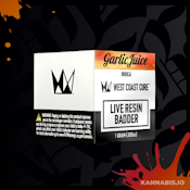 WCC - Garlic Juice Live Resin Badder - 1G