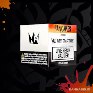 West Coast Cure - WCC - Pancakes Live Resin Badder - 1G