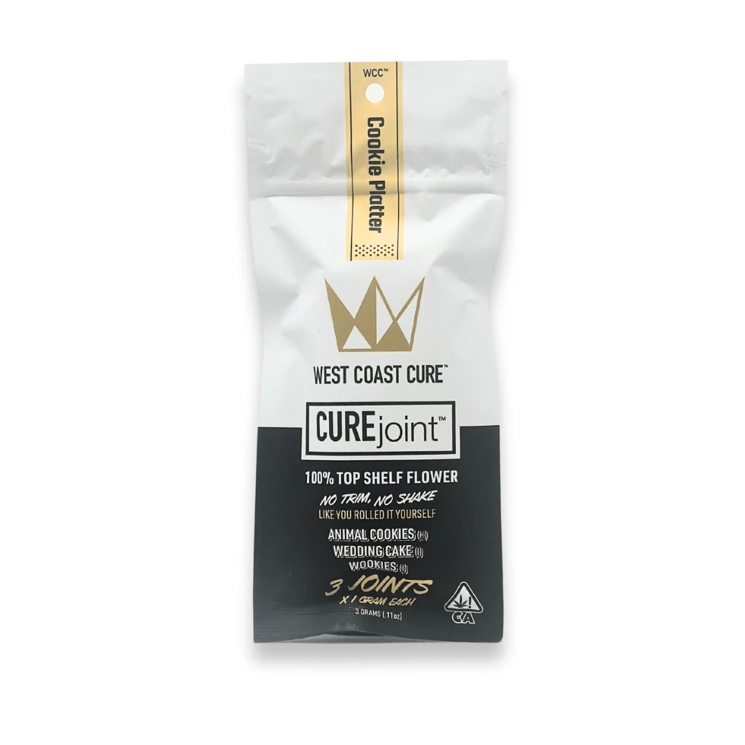 West Coast Cure - WCC - Cookie Platter Variety Pack - Preroll Pack - 3pk - 3.0g Main Image