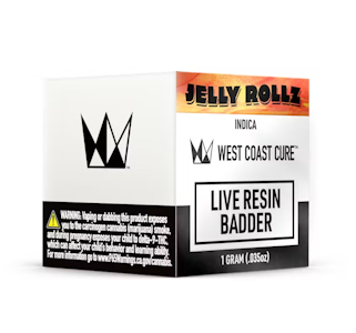 WEST COAST CURE - WCC Jelly Rollz Live Resin Badder (I) 1g