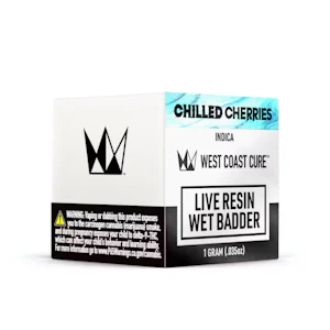 West Coast Cure - CHILLED CHERRY LIVE RESIN WET BADDER 1G - WEST COAST CURE