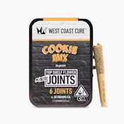 WEST COAST CURE: Cookie Mix Preroll 6pk/2.1g (H)