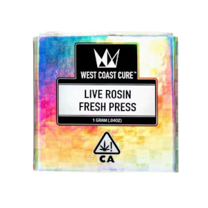 West Coast Cure - GARLIC COCKTAIL LIVE ROSIN FRESH PRESS 1G - WEST COAST CURE