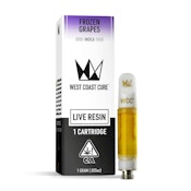 West Coast Cure | Frozen Grapes | Live Resin Cartridge | [1g] | Indica