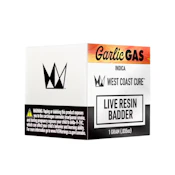 GARLIC GAS LIVE RESIN BADDER 1G - WEST COAST CURE