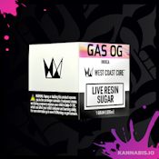 WCC - Gas OG Live Resin Sugar - 1G