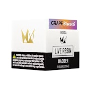 GRAPE BISCOTTI LIVE RESIN BADDER 1G - WEST COAST CURE