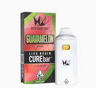 WEST COAST CURE: Guavamelon CUREbar 1g Live Resin Disposable (S)