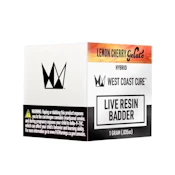 LEMON CHERRY GELATO LIVE RESIN BADDER 1G - WEST COAST CURE