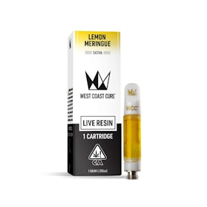 WEST COAST CURE - LEMON MERINGUE LIVE RESIN CART 1G - WEST COAST CURE