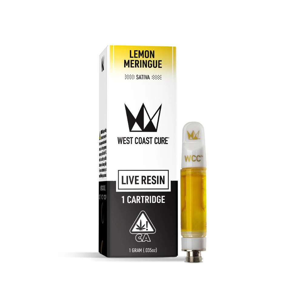 West Coast Cure - LEMON MERINGUE LIVE RESIN CART 1G - WEST COAST CURE Main Image