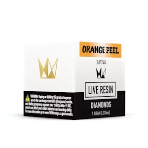 WEST COAST CURE - ORANGE PEEL LIVE RESIN DIAMONDS 1G - WEST COAST CURE
