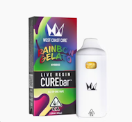 WEST COAST CURE: Rainbow Gelato CUREbar 1g Live Resin Disposable (H)