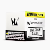 WEST COAST CURE: Watermelon Papaya 1g Live Resin Sauce (I)