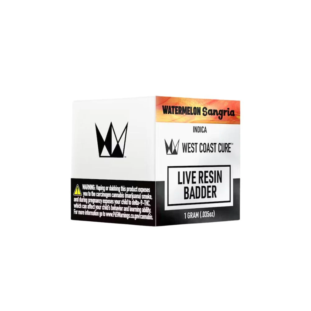 West Coast Cure - WATERMELON SANGRIA LIVE RESIN BADDER 1G - WEST COAST CURE Main Image